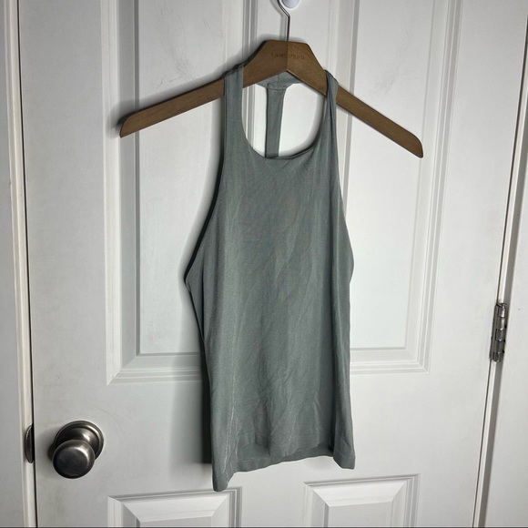 Intimately Free People Sage Green Racerback Stretch Tank Size XS - Picture 1 of 5